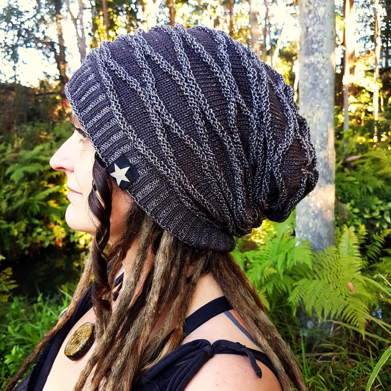 Baggy Knit Beanie with Fleece | 4 colours