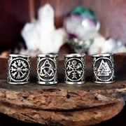 viking dreadlock beads
