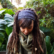 snake skin print headband