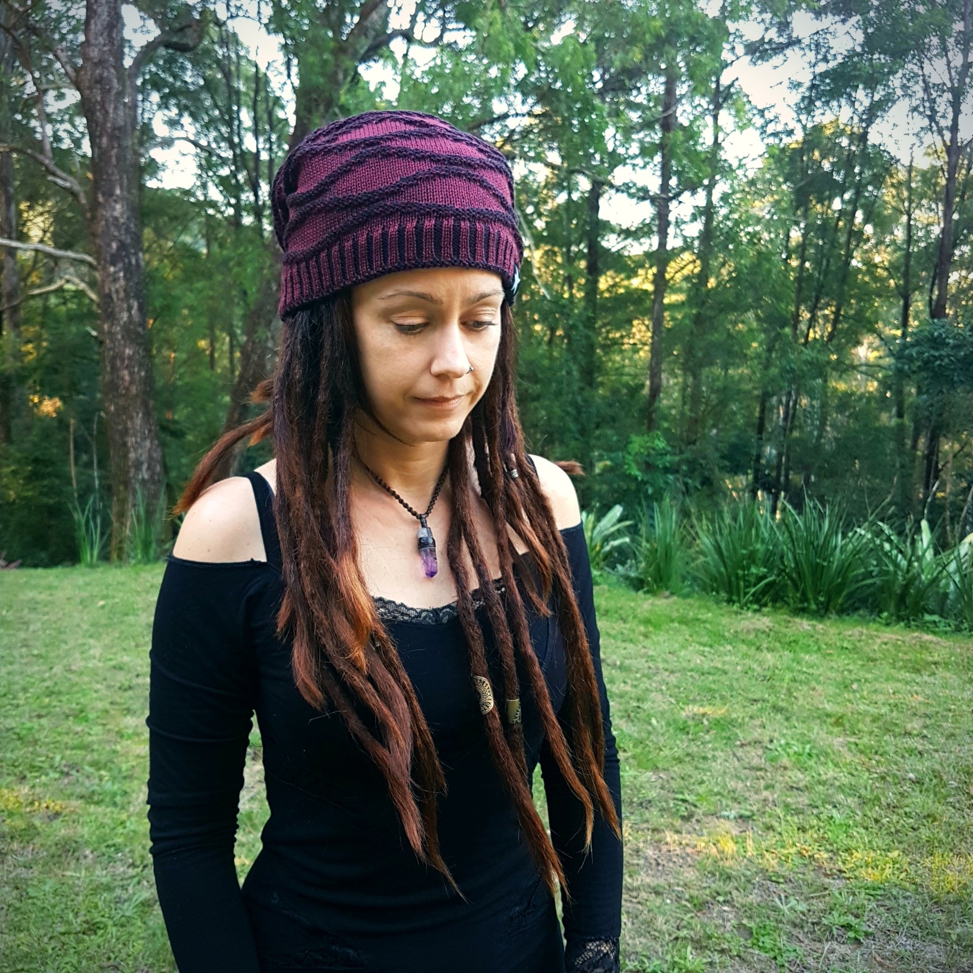 stylish dreadlock beanie