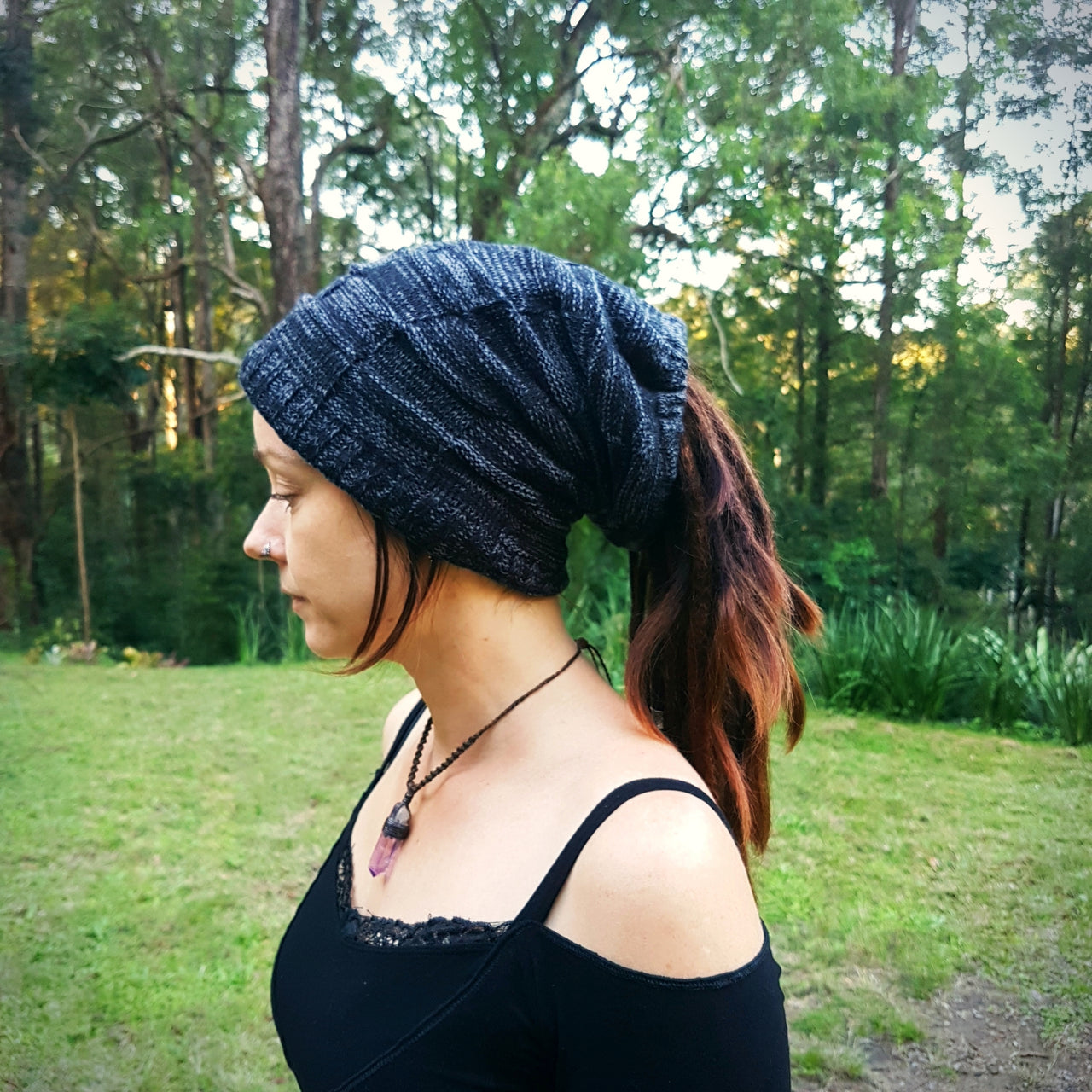Knitted Tube Beanie with Fleece | 3 colours