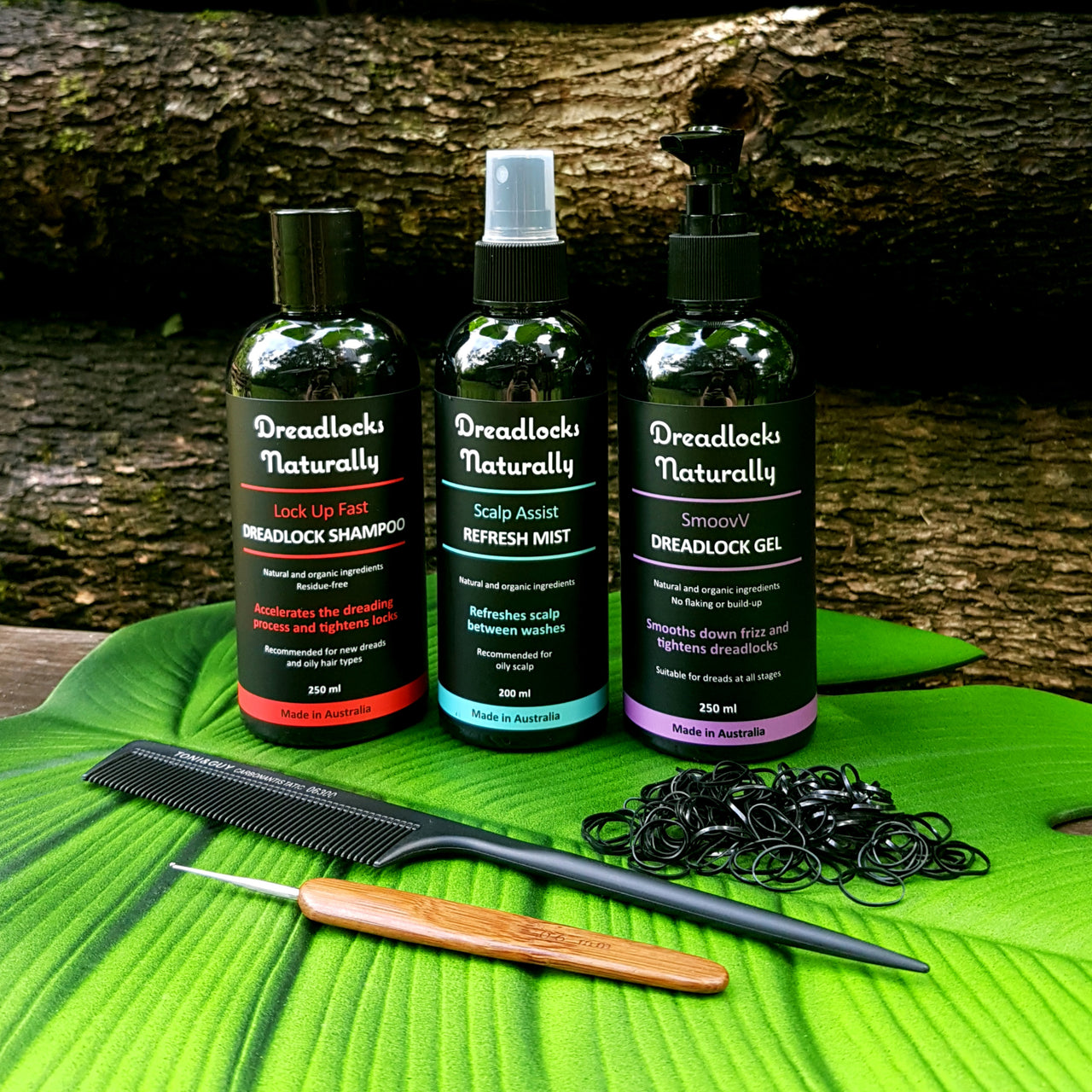 Deluxe dreadlock starter kit