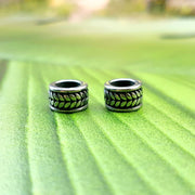 Leaf dreadlock beads