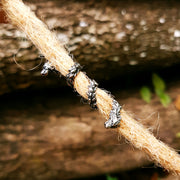 wolf spiral bead