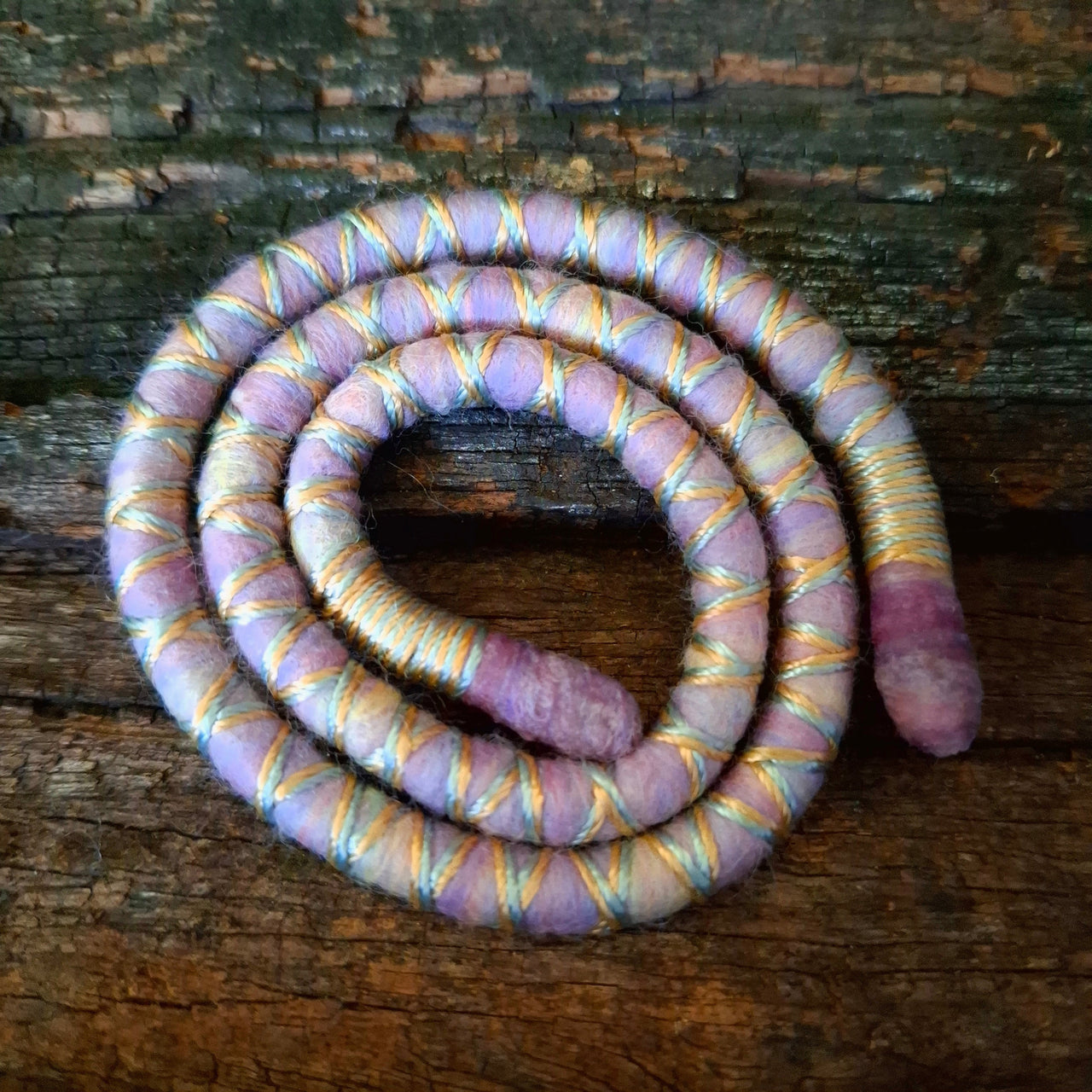 Gem Lavender Felt Spiralock