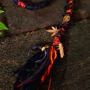 Dread wrap with gold charms