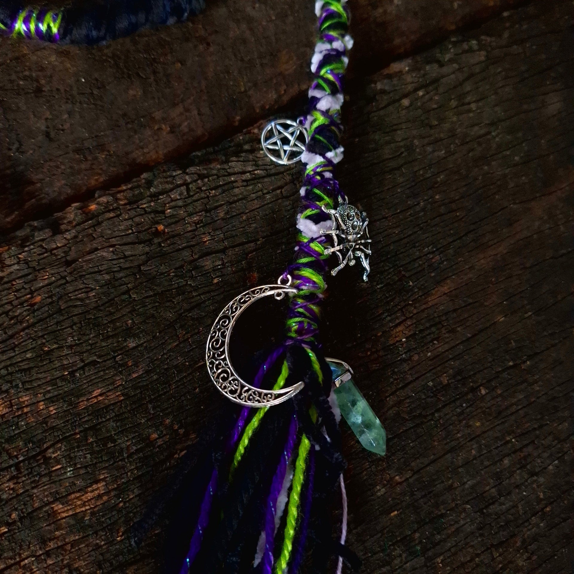 Dread wrap with charms