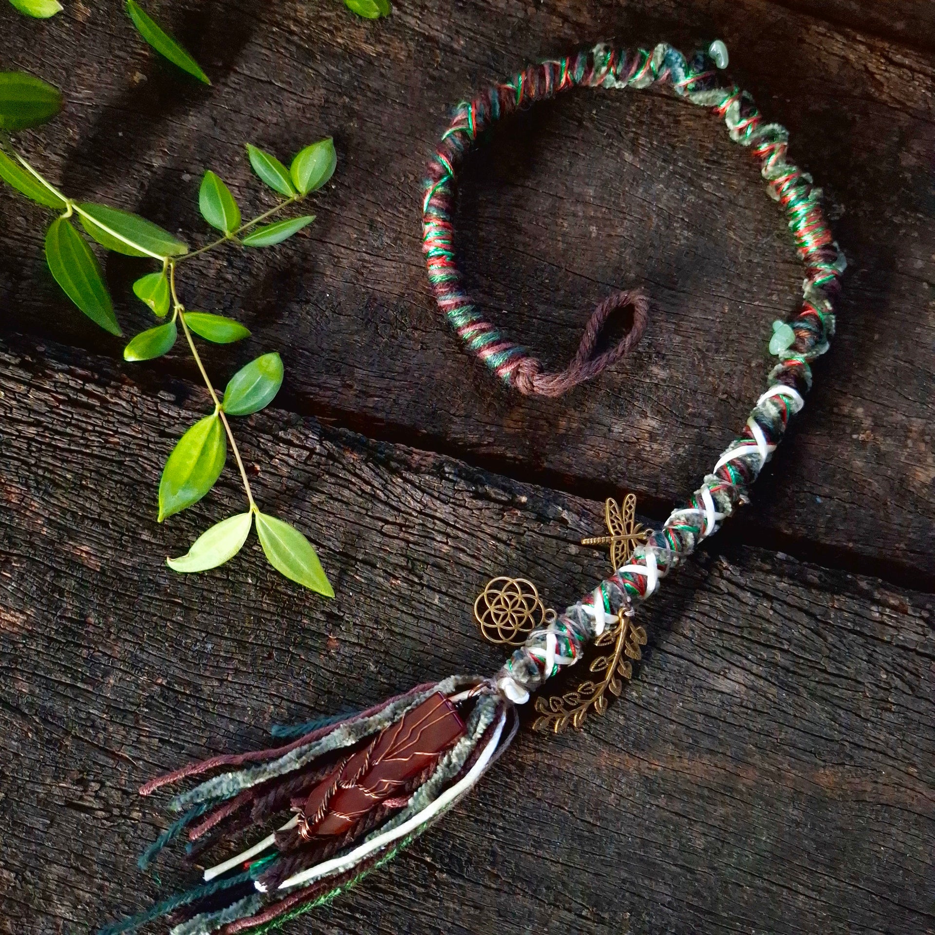 Nature dreadlock wrap