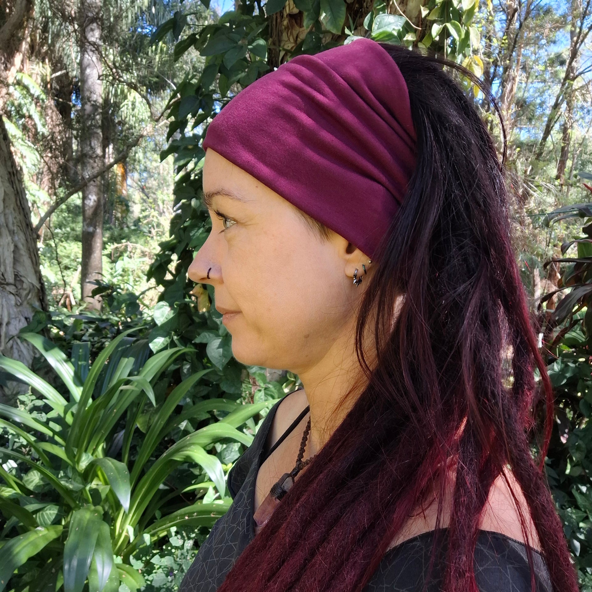 Plum headband