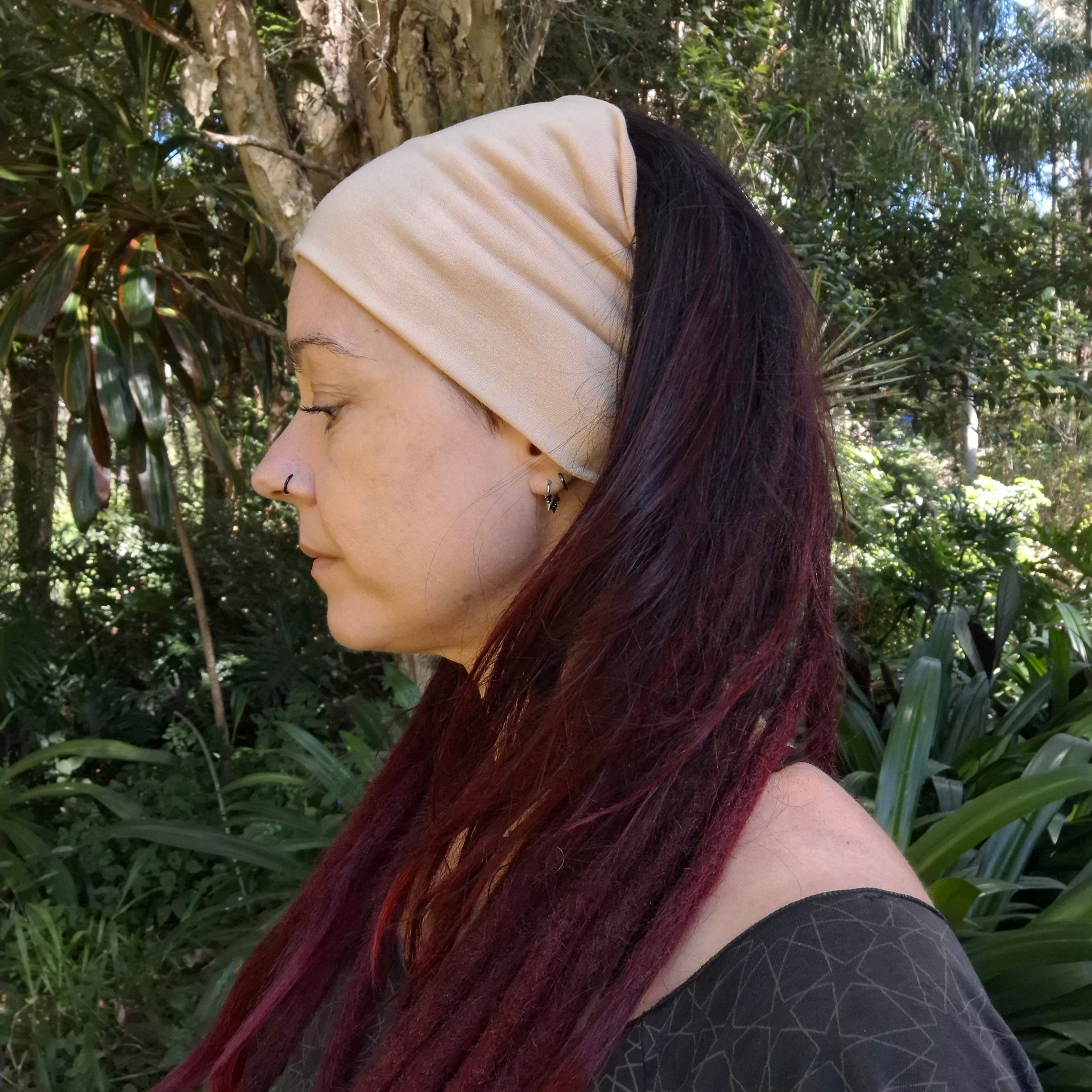 Sand colour headband