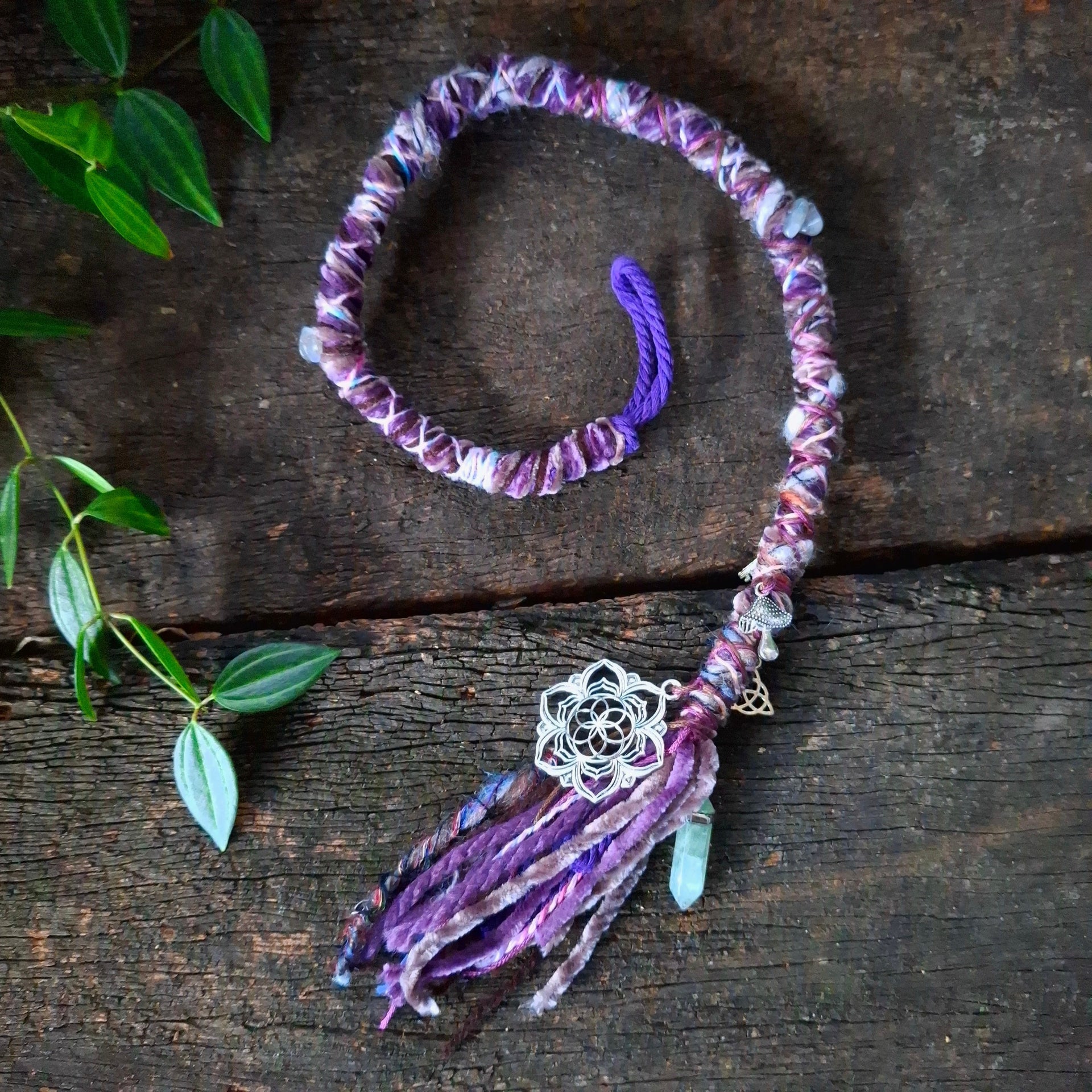 Grape dreadlock wrap