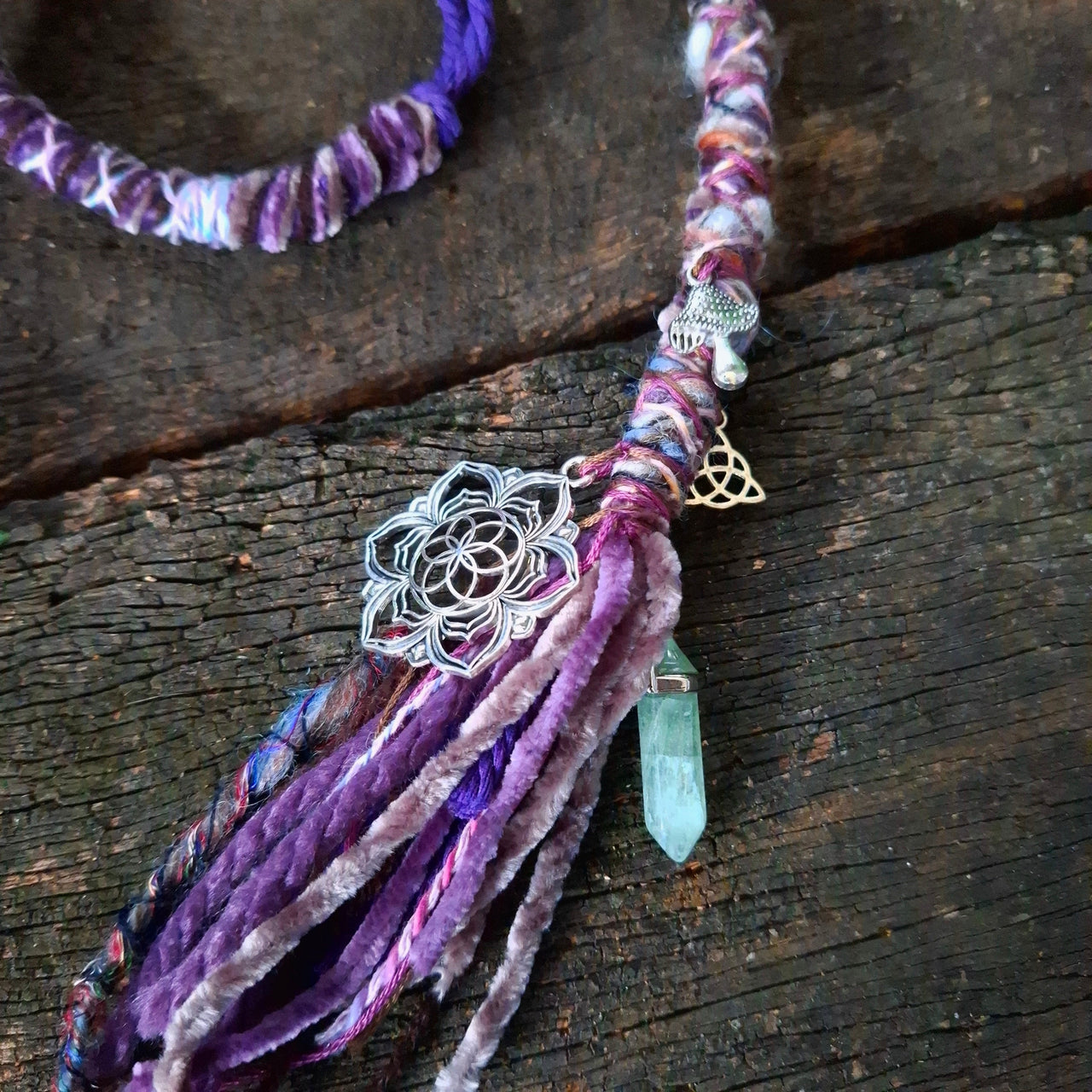 Grape wrap with charms