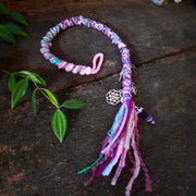Pink dread wrap