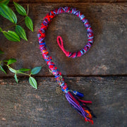 Red purple dread wrap