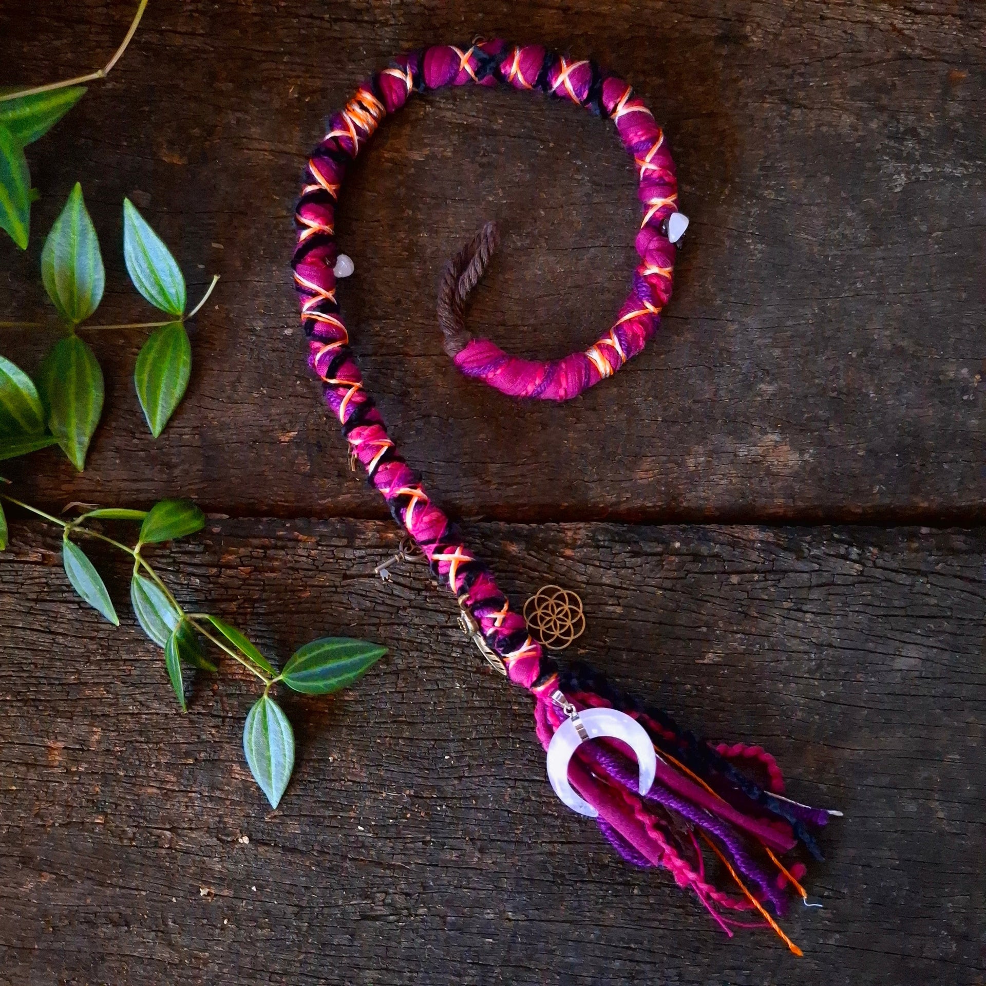 Raspberry dread wrap