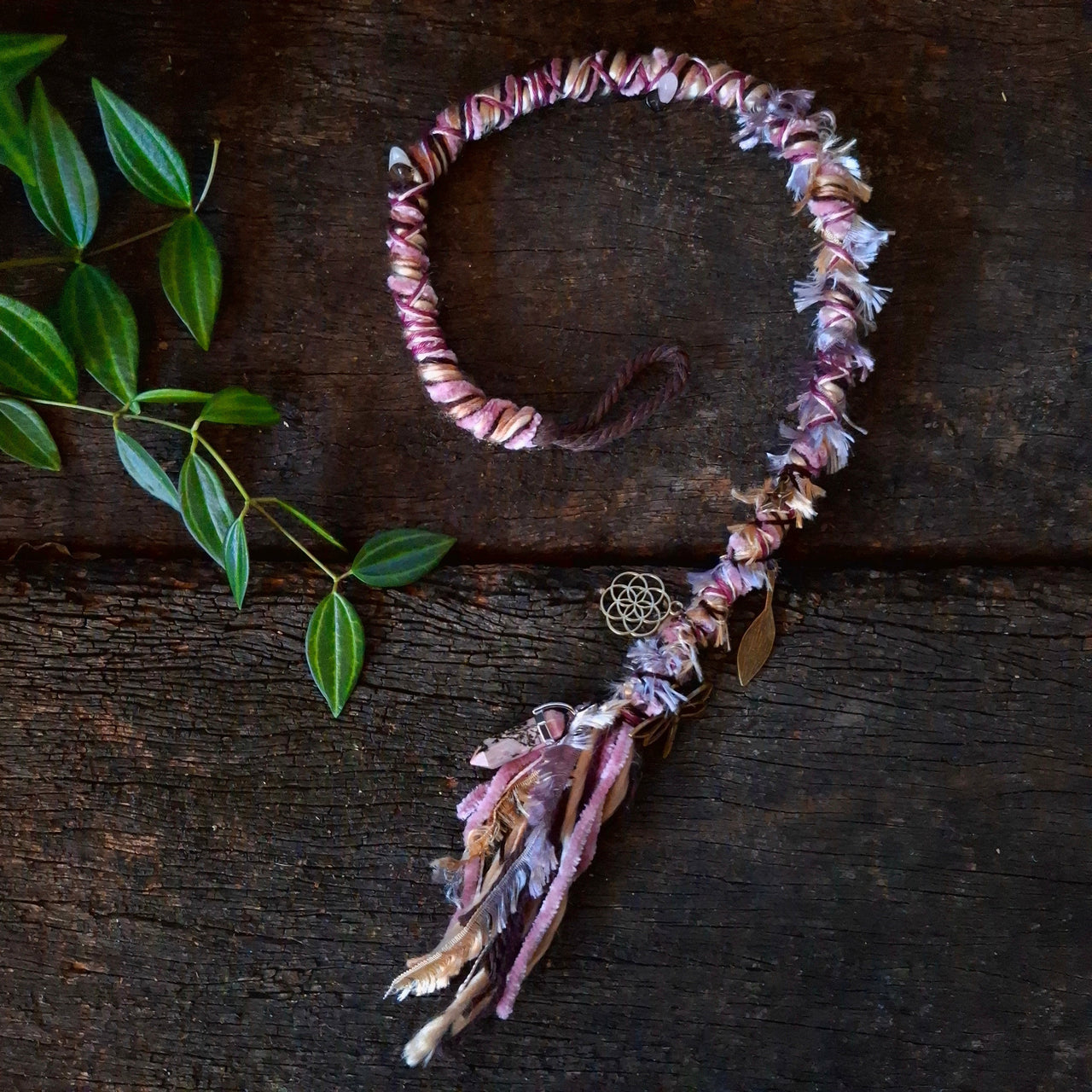 Rose dreadlock wrap