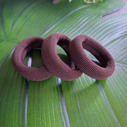 Large wide dreadlock bands brown colour