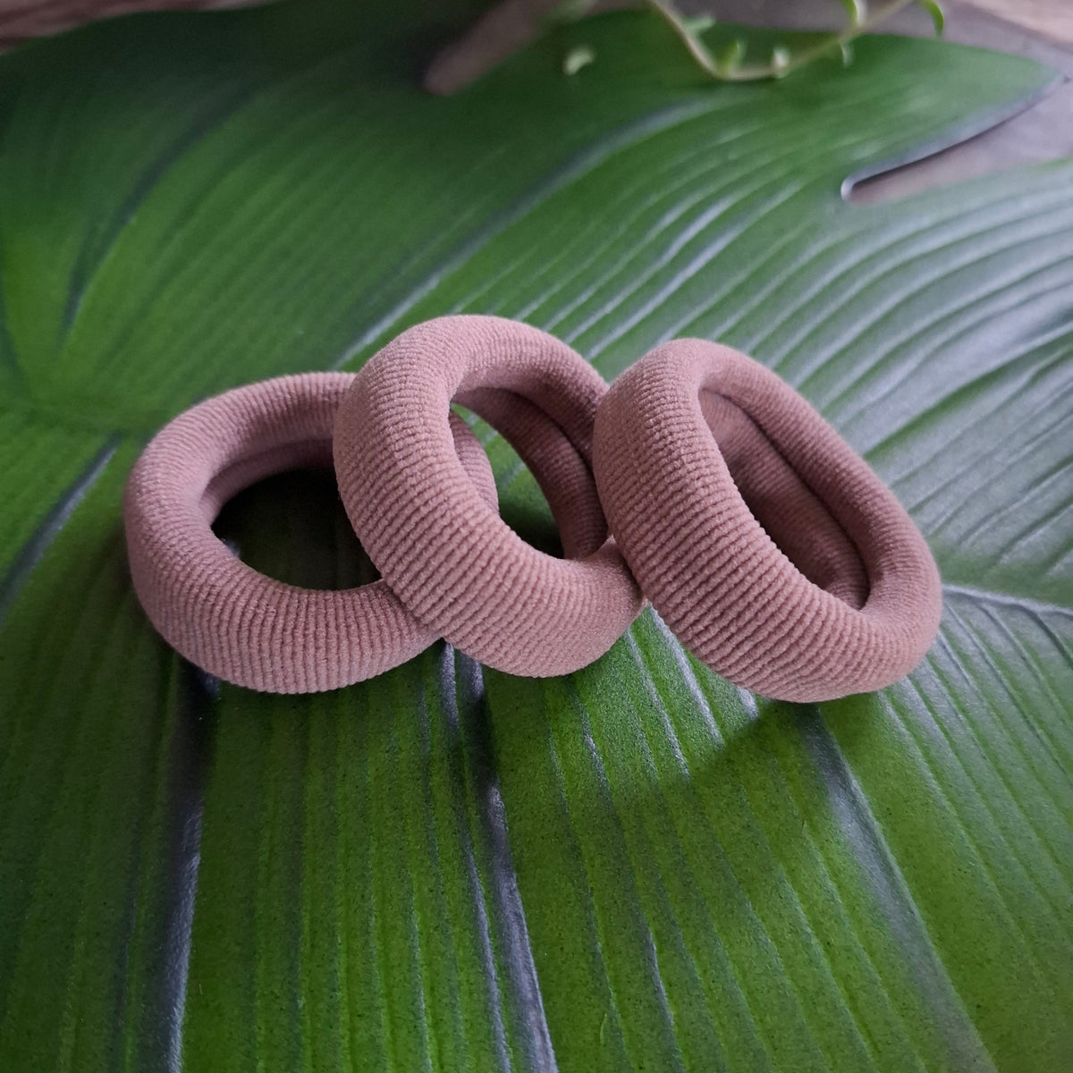 Large wide dreadlock bands beige colour
