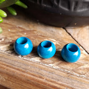 Blue dread beads