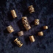 Bronze dreadlock beads