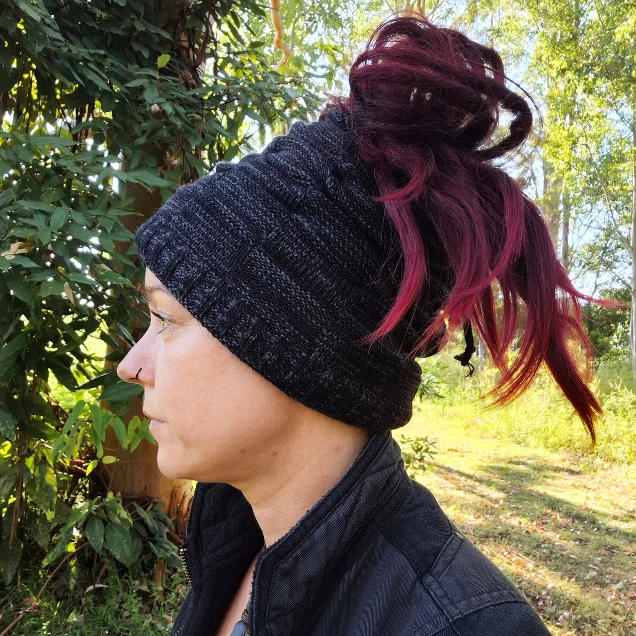 Knitted Tube Beanie with Fleece | 3 colours