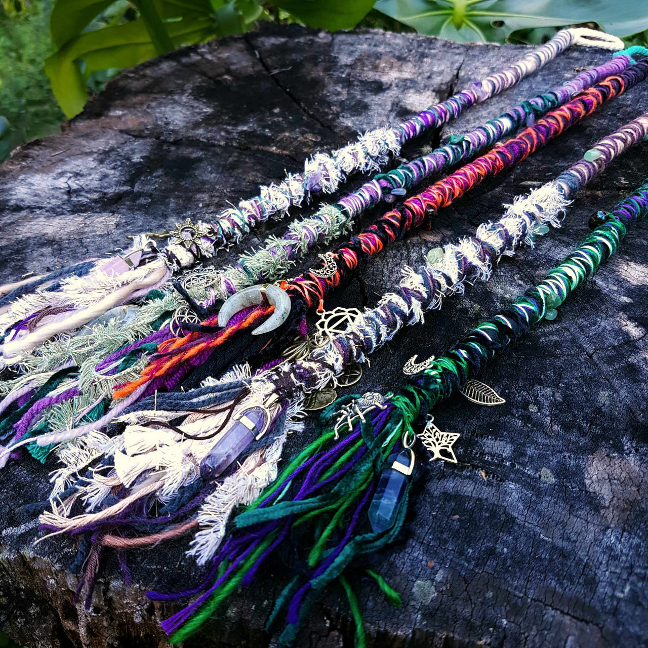 Dreadlock Wraps hand made unique