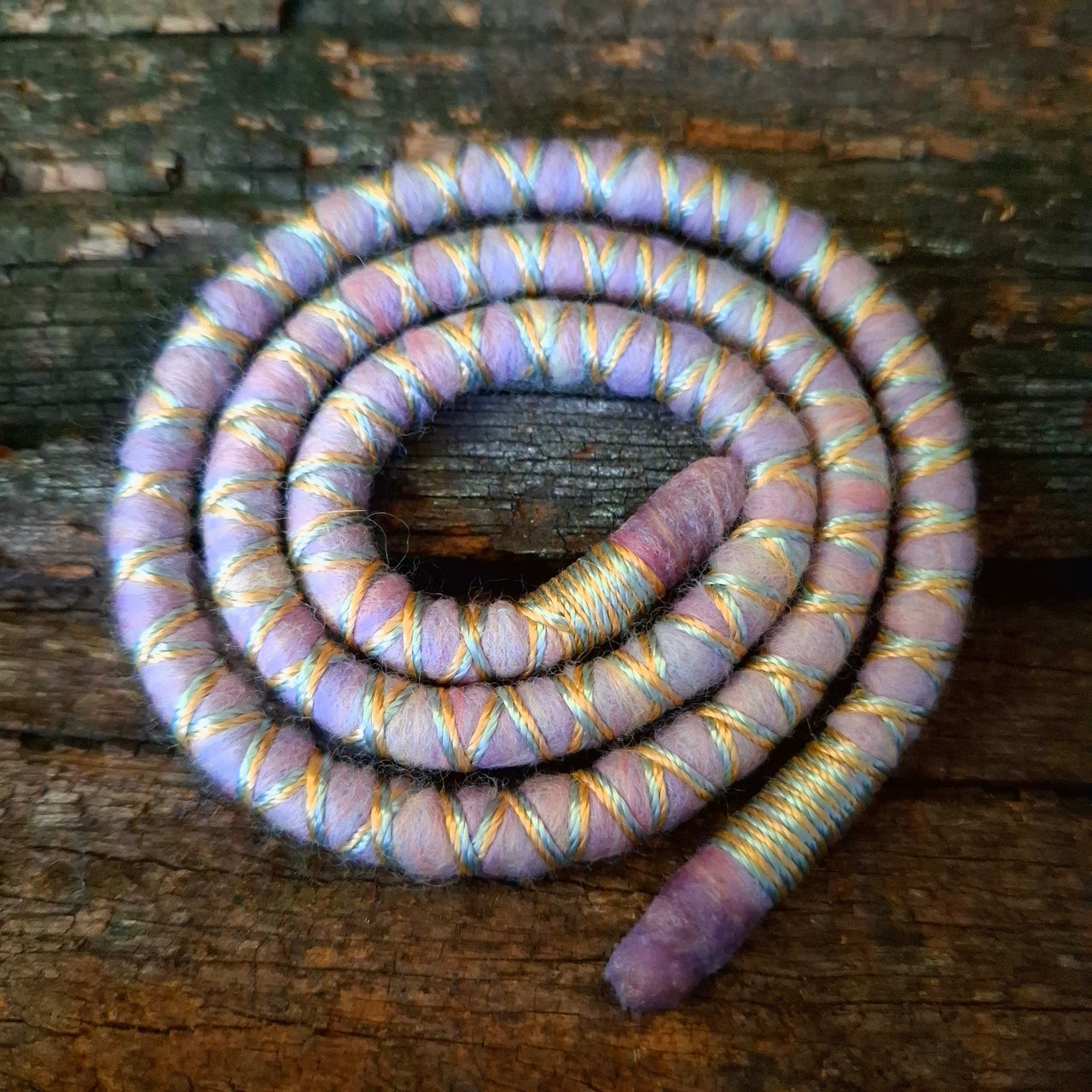 Gem Lavender Felt Spiralock