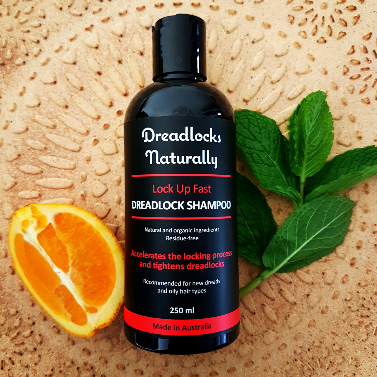Lock Up Fast organic dreadlock shampoo by Dreadlocks Naturally
