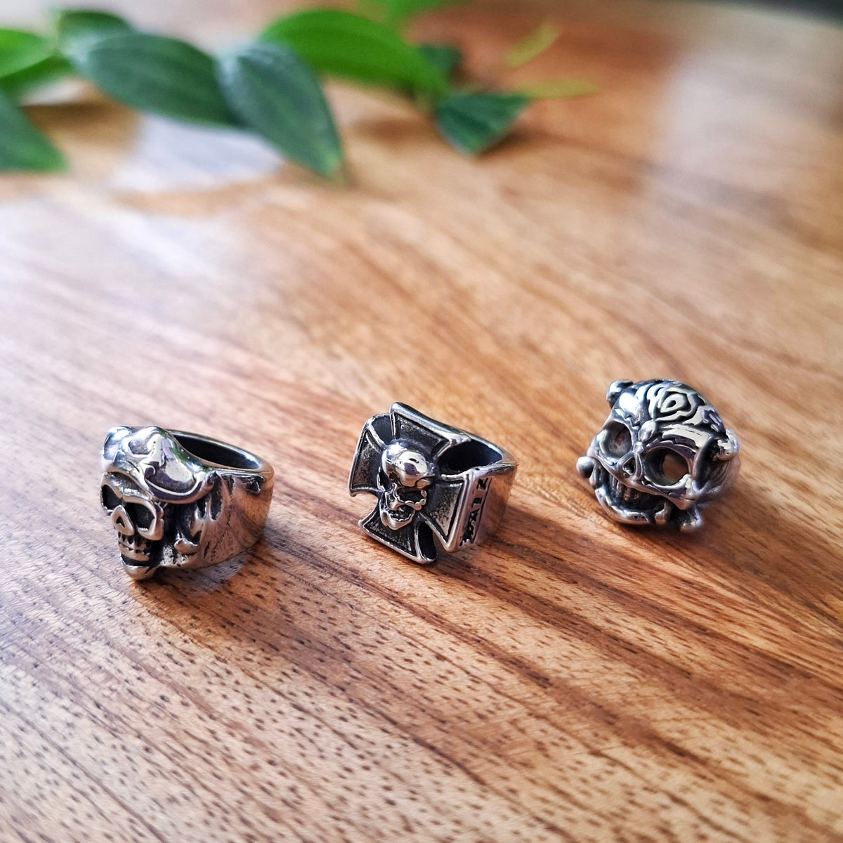Skull dreadlock beads