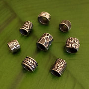 Stainless steel dread beads