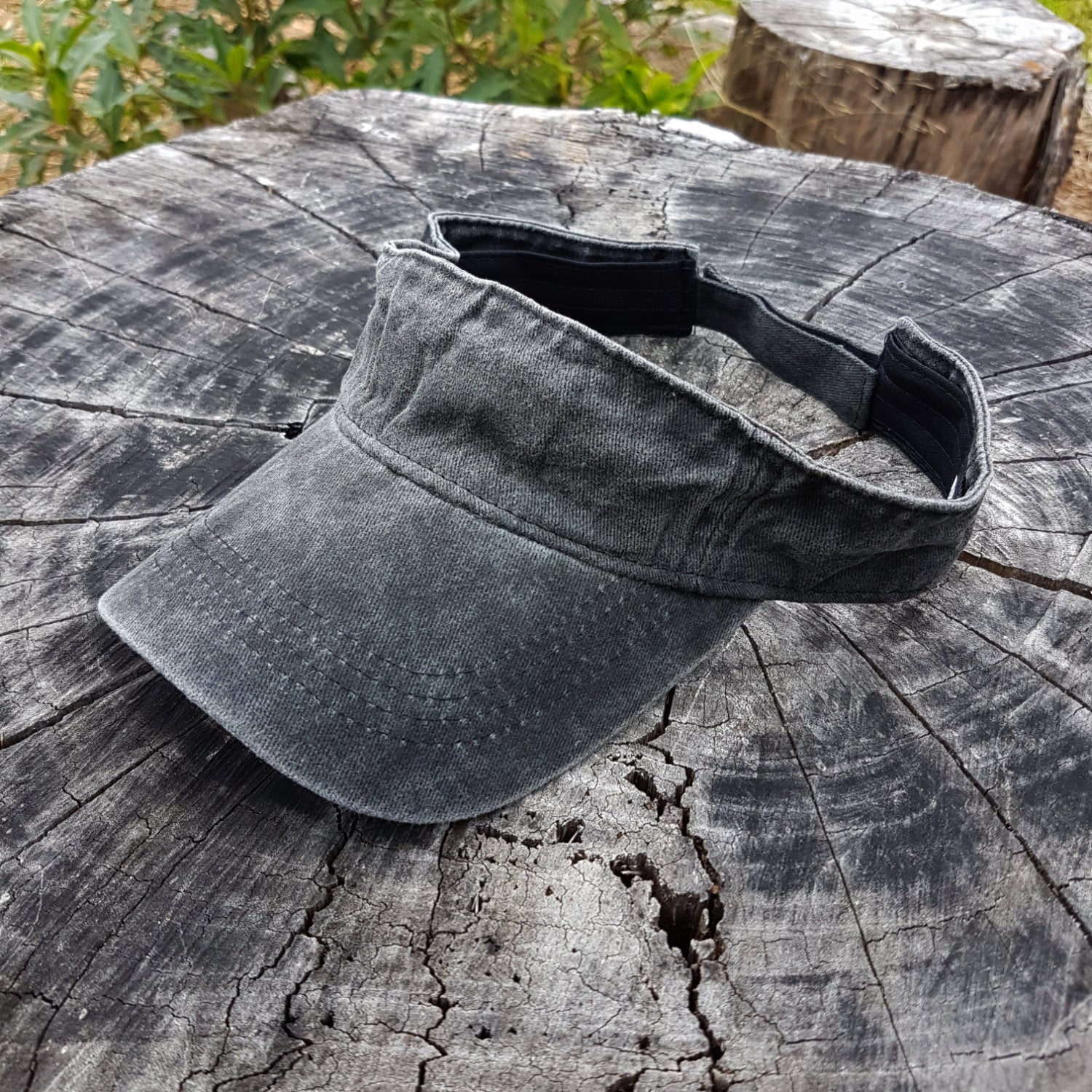 Denim visor hats online