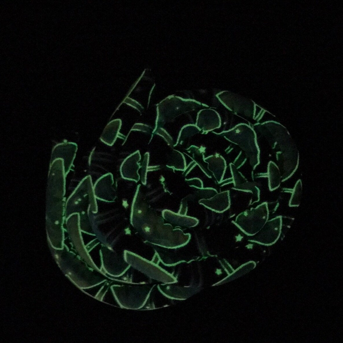 Mushroom Spiralock - Glows in the dark!